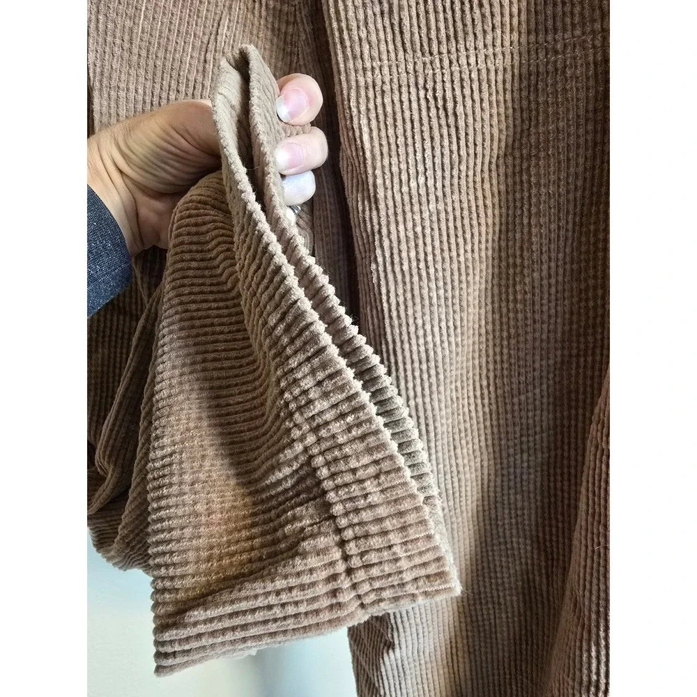 Aerie‎ corduroy drawstring pants in tan women's size small free shipping